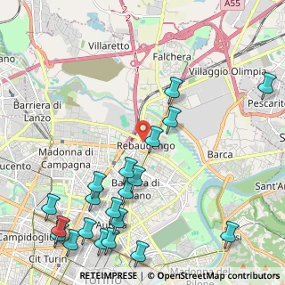 Mappa Via Tommaso Vallauri, 10155 Torino TO, Italia (2.854)