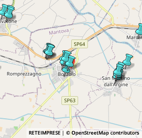 Mappa Via Melegari, 46012 Bozzolo MN, Italia (2.2755)