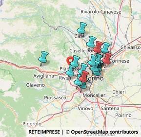 Mappa 10044 Pianezza TO, Italia (10.431)