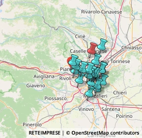 Mappa 10044 Pianezza TO, Italia (10.2985)