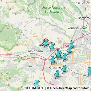 Mappa 10044 Pianezza TO, Italia (4.84083)