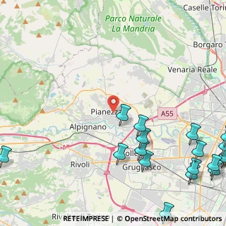 Mappa 10044 Pianezza TO, Italia (7.101)