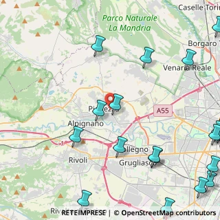 Mappa 10044 Pianezza TO, Italia (6.8655)