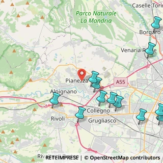 Mappa 10044 Pianezza TO, Italia (5.53167)