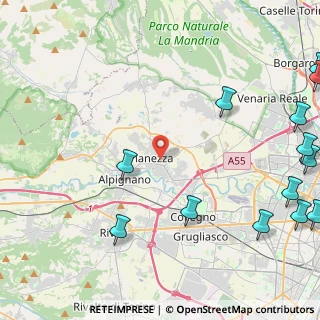 Mappa 10044 Pianezza TO, Italia (6.78077)