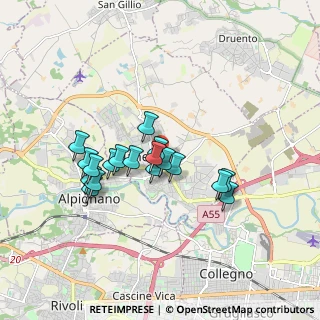 Mappa 10044 Pianezza TO, Italia (1.46556)