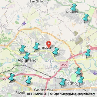 Mappa 10044 Pianezza TO, Italia (3.30154)