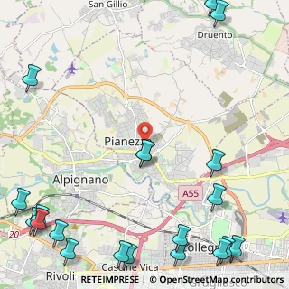Mappa 10044 Pianezza TO, Italia (3.609)