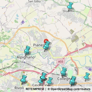 Mappa 10044 Pianezza TO, Italia (3.34833)