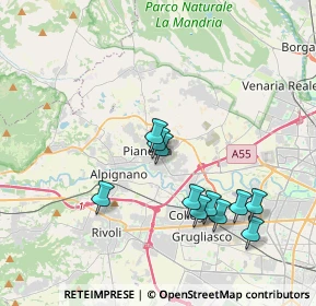 Mappa 10044 Pianezza TO, Italia (3.63273)
