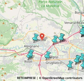 Mappa 10044 Pianezza TO, Italia (6.45)