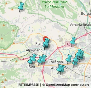 Mappa 10044 Pianezza TO, Italia (4.62176)