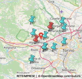 Mappa 10044 Pianezza TO, Italia (5.82769)