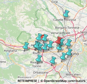 Mappa 10044 Pianezza TO, Italia (6.23353)