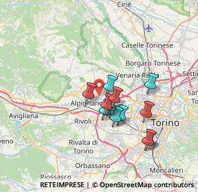 Mappa 10044 Pianezza TO, Italia (5.57083)