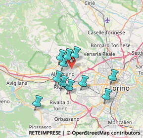 Mappa 10044 Pianezza TO, Italia (5.62727)