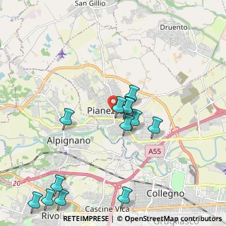 Mappa Via S. Pancrazio, 10044 Pianezza TO, Italia (2.23615)