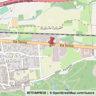 Mappa Via Torino, 34, 10050 Chiusa di San Michele, Torino (Piemonte)