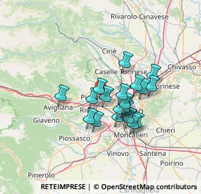 Mappa 10044 Druento TO, Italia (10.315)