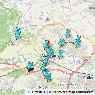 Mappa Via Cafasse, 10091 Alpignano TO, Italia (2.2395)
