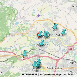Mappa Via Cafasse, 10091 Alpignano TO, Italia (2.05846)