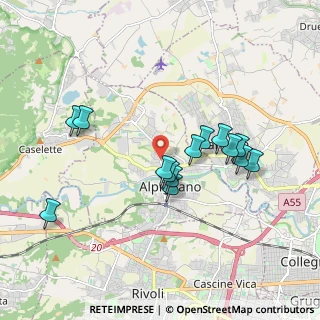 Mappa CAP, 10091 Alpignano TO, Italia (1.705)