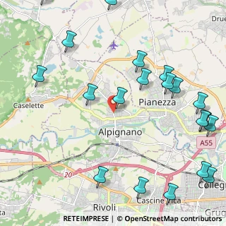 Mappa CAP, 10091 Alpignano TO, Italia (2.9375)