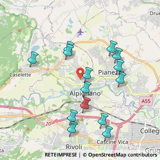 Mappa Via Cafasse, 10091 Alpignano TO, Italia (2.05929)