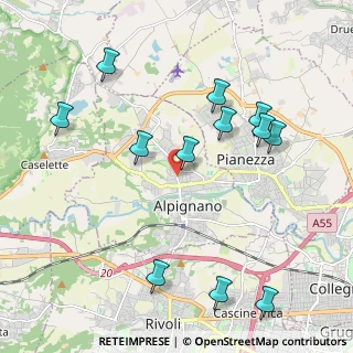 Mappa Via Cafasse, 10091 Alpignano TO, Italia (2.28)