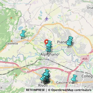 Mappa Via Cafasse, 10091 Alpignano TO, Italia (2.7215)