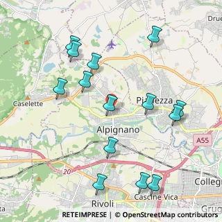 Mappa Via Cafasse, 10091 Alpignano TO, Italia (2.28357)