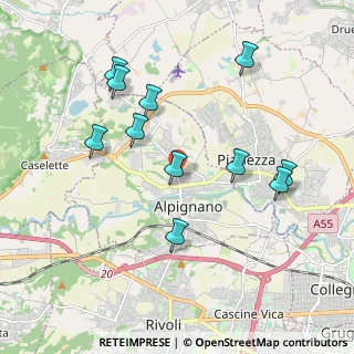 Mappa CAP, 10091 Alpignano TO, Italia (1.95727)