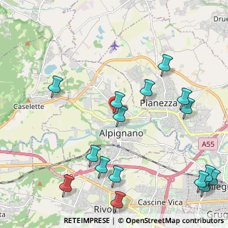 Mappa CAP, 10091 Alpignano TO, Italia (2.77063)