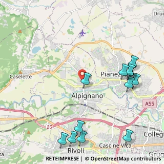 Mappa Via Cafasse, 10091 Alpignano TO, Italia (2.70417)