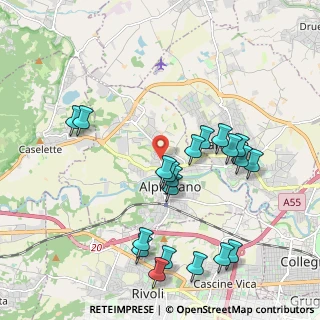 Mappa Via Cafasse, 10091 Alpignano TO, Italia (2.147)
