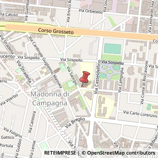 Mappa Via Michele Coppino, 156, 10147 Torino, Torino (Piemonte)