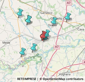 Mappa Via Antona Traversi, 27039 Sannazzaro de' Burgondi PV, Italia (5.84182)