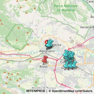 Mappa Via S. Gillio, 10091 Alpignano TO, Italia (3.61929)