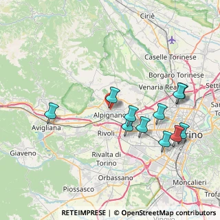 Mappa Via S. Gillio, 10091 Alpignano TO, Italia (8.02636)
