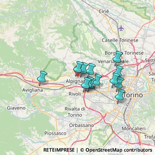 Mappa Via S. Gillio, 10091 Alpignano TO, Italia (5.64462)