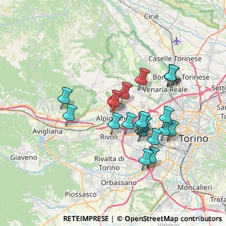 Mappa Via S. Gillio, 10091 Alpignano TO, Italia (6.686)