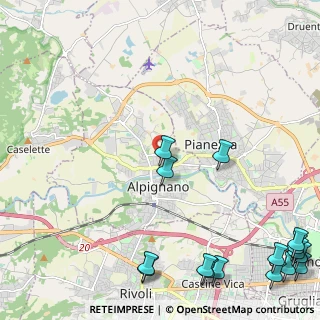 Mappa Via S. Gillio, 10091 Alpignano TO, Italia (3.55938)