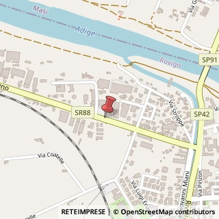 Mappa Via Bovazecchino, 181, 45021 Badia Polesine, Rovigo (Veneto)