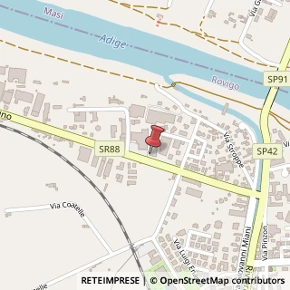 Mappa Via Bovazecchino, 100, 45021 Badia Polesine, Rovigo (Veneto)