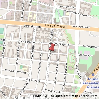 Mappa Via Chiesa della Salute, 116, 10147 Torino, Torino (Piemonte)