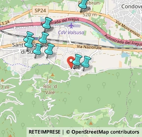 Mappa Vicolo Superiore, 10050 Vaie TO, Italia (1.03545)