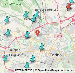 Mappa Via dei Gladioli, 10151 Torino TO, Italia (5.73357)