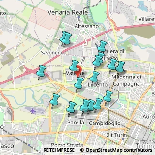 Mappa Via dei Gladioli, 10151 Torino TO, Italia (1.7965)