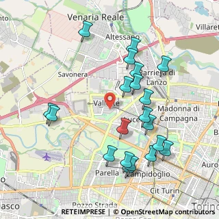 Mappa Via dei Gladioli, 10151 Torino TO, Italia (2.0895)
