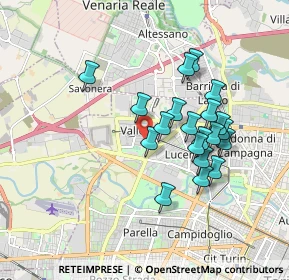 Mappa Via dei Gladioli, 10151 Torino TO, Italia (1.5655)